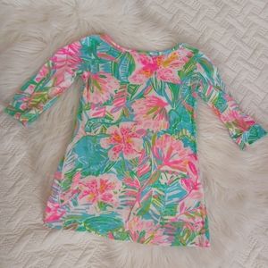 Lilly Pulitzer Kids Dress - Tropical Pink and Blue